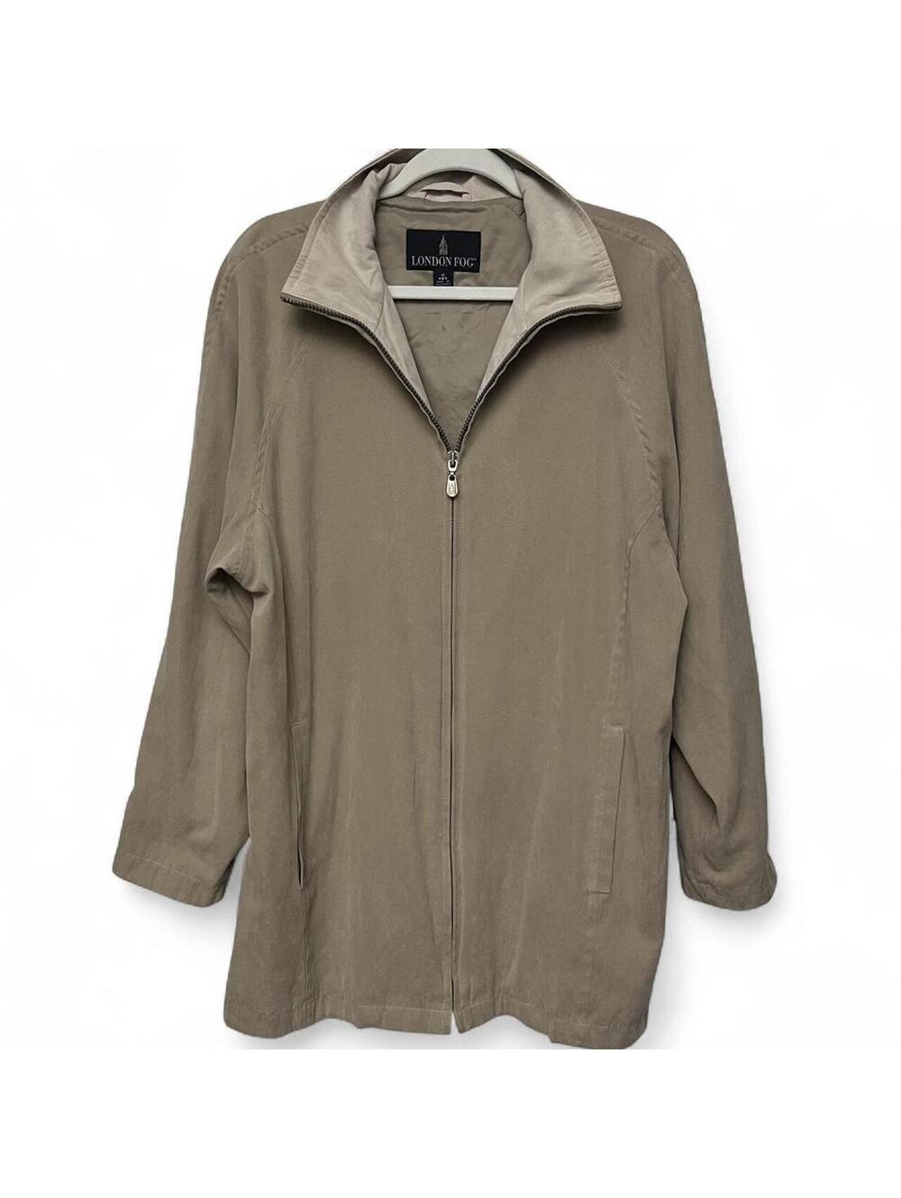 London Fog tan & cream jacket